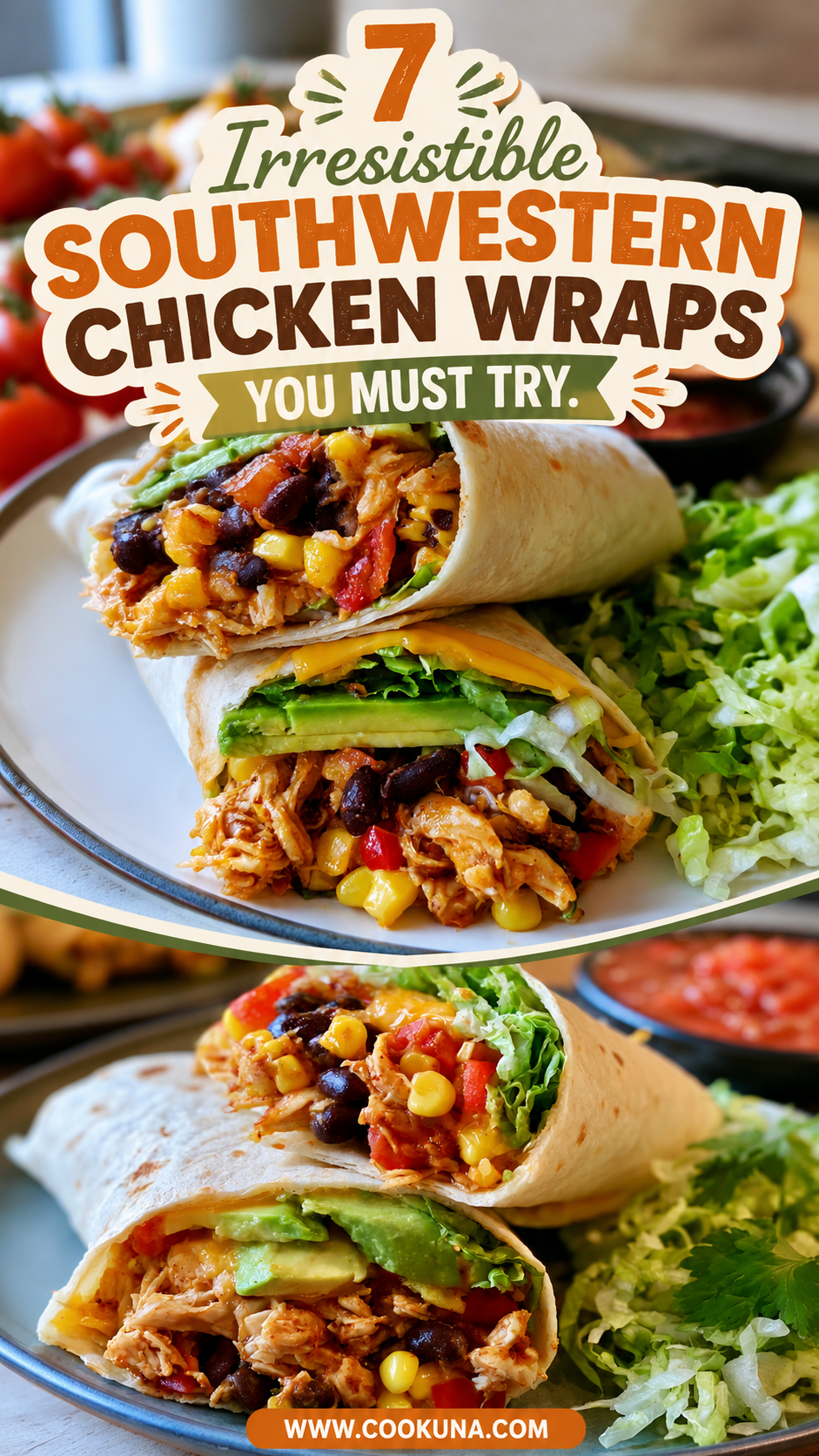 Southwestern Chicken Wraps