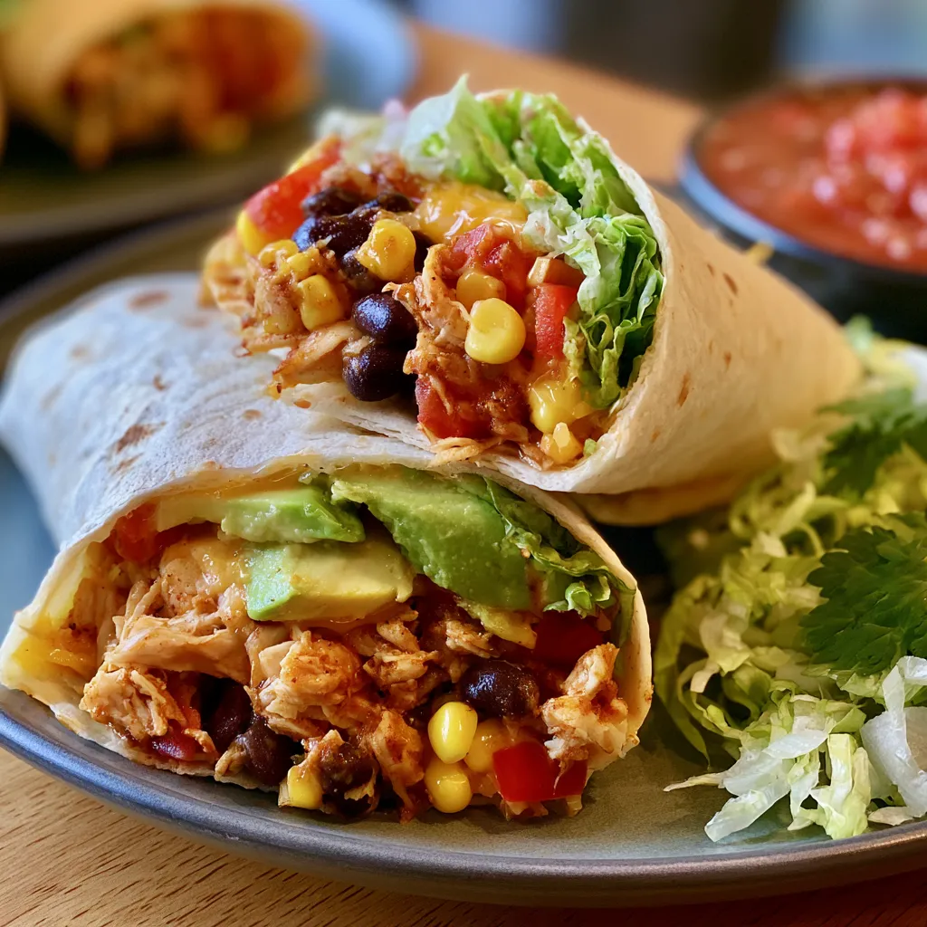 Southwestern Chicken Wraps