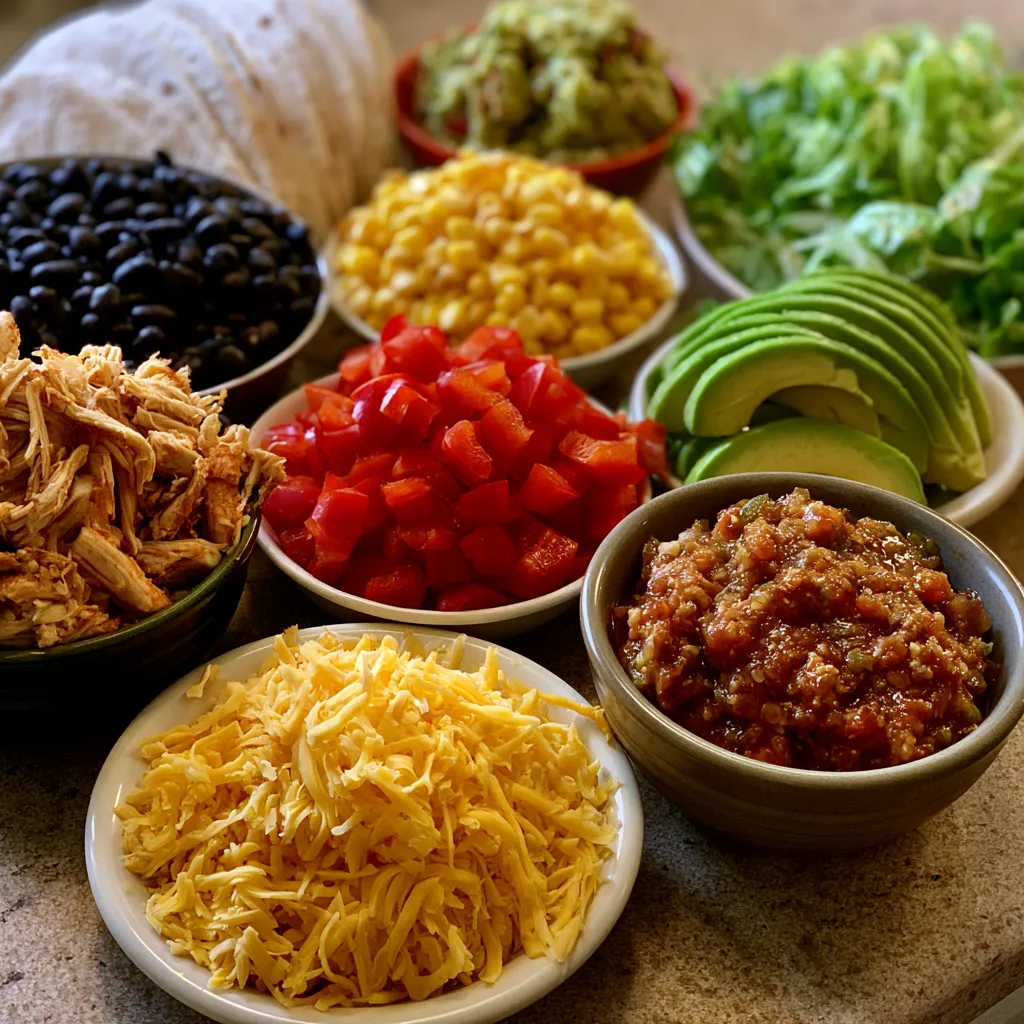 Southwestern Chicken Wraps