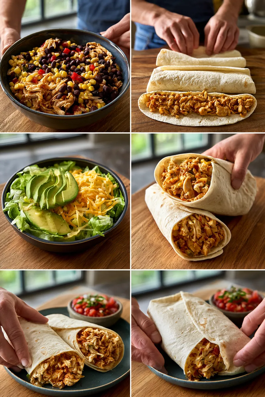 Southwestern Chicken Wraps