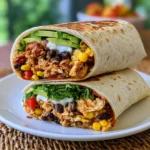 Southwestern Shredded Chicken Wraps