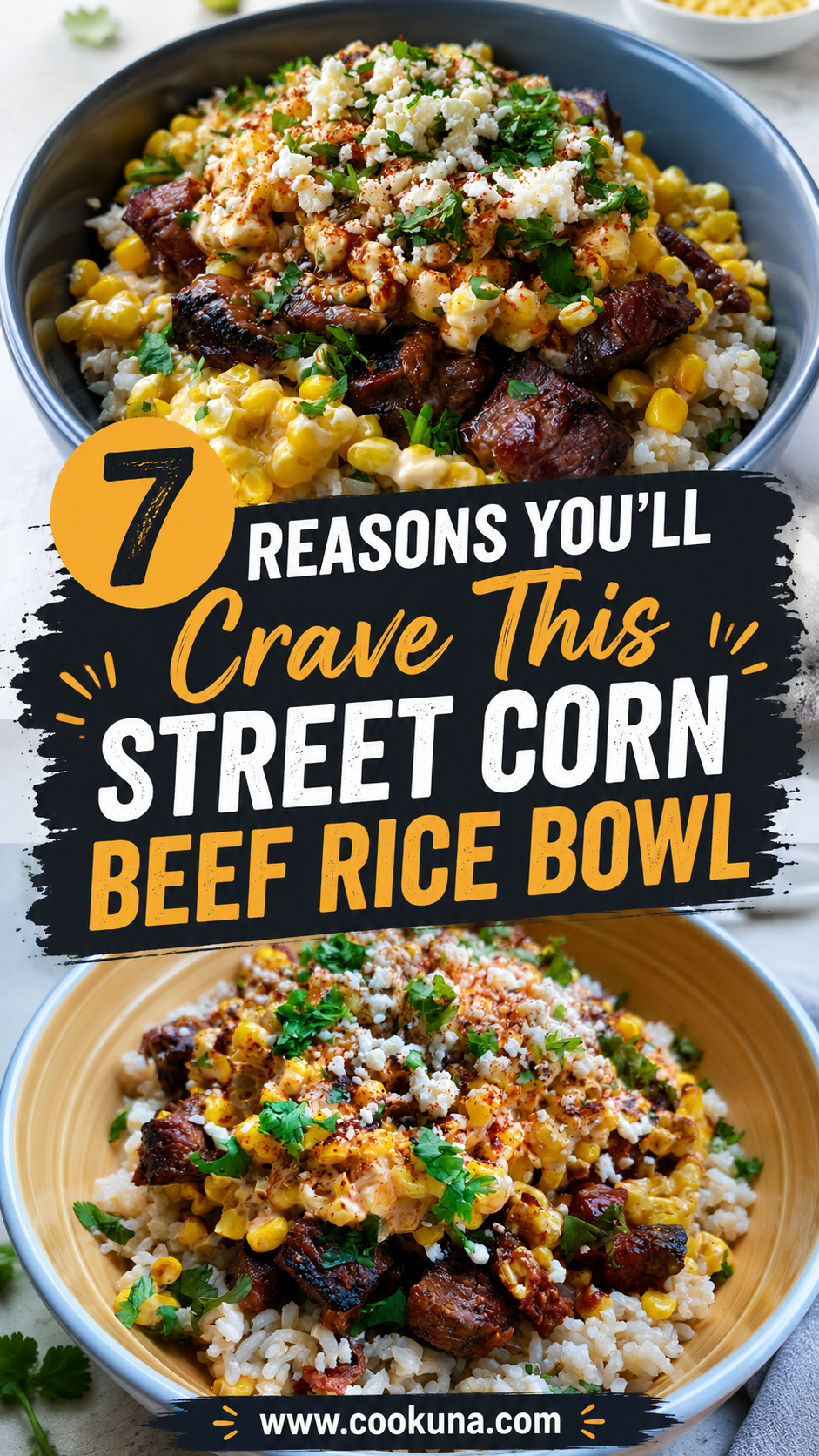 Street Corn Beef Rice Bowl