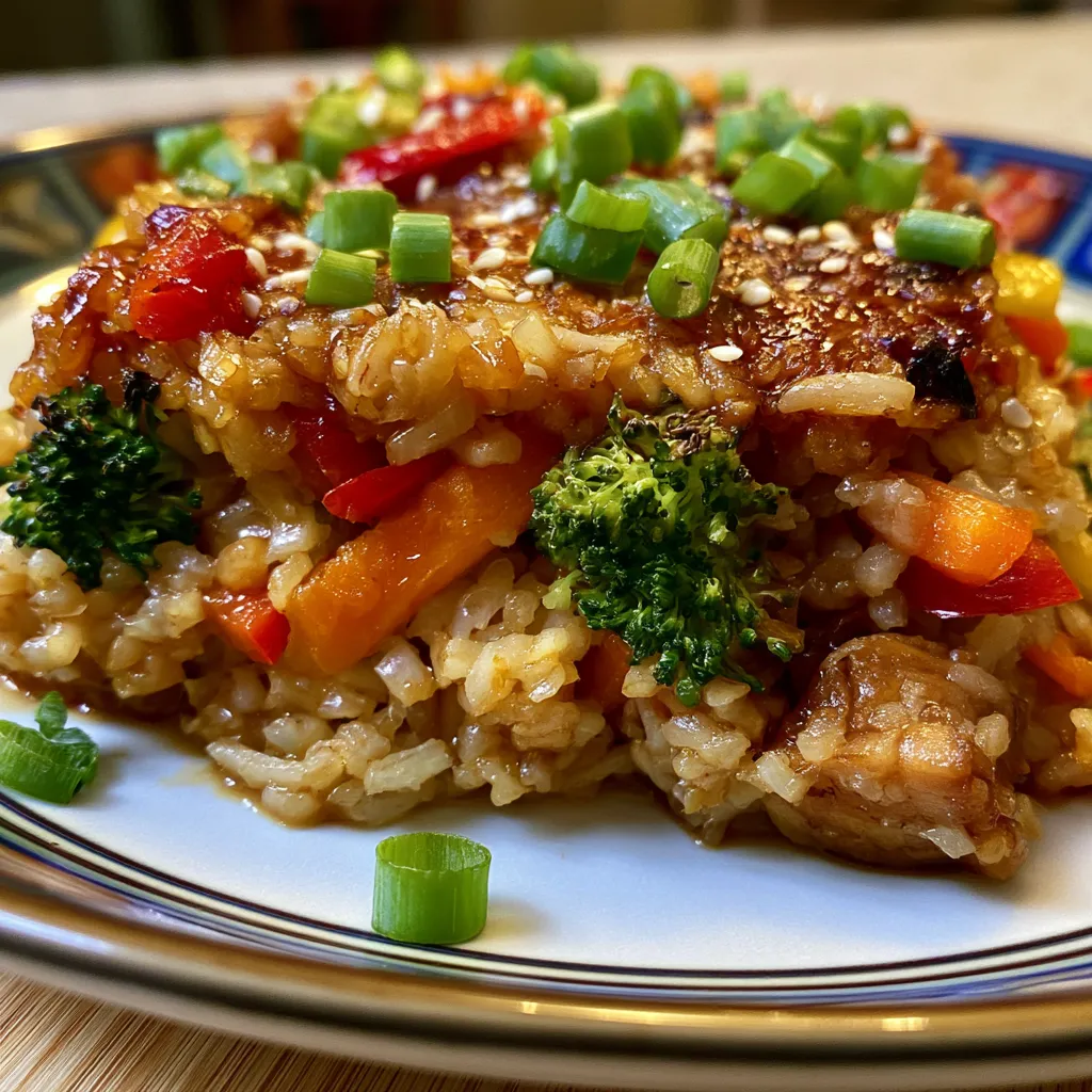 Teriyaki Chicken Casserole