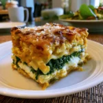 Vegetarian Pumpkin Spinach Lasagna