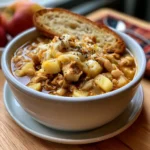 White Cheddar Apple Chicken Chili
