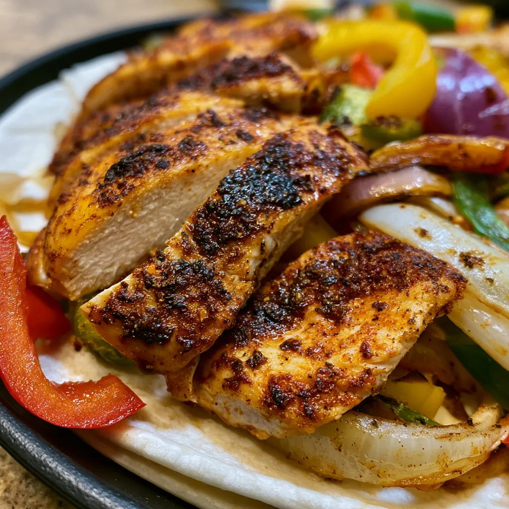 30 minute sheet pan chicken fajitas