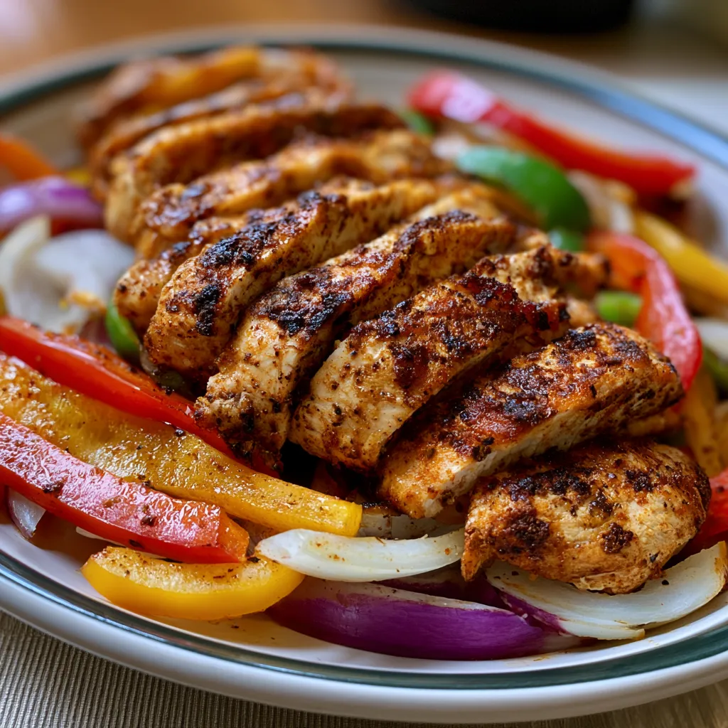 Air Fryer Chicken Fajitas