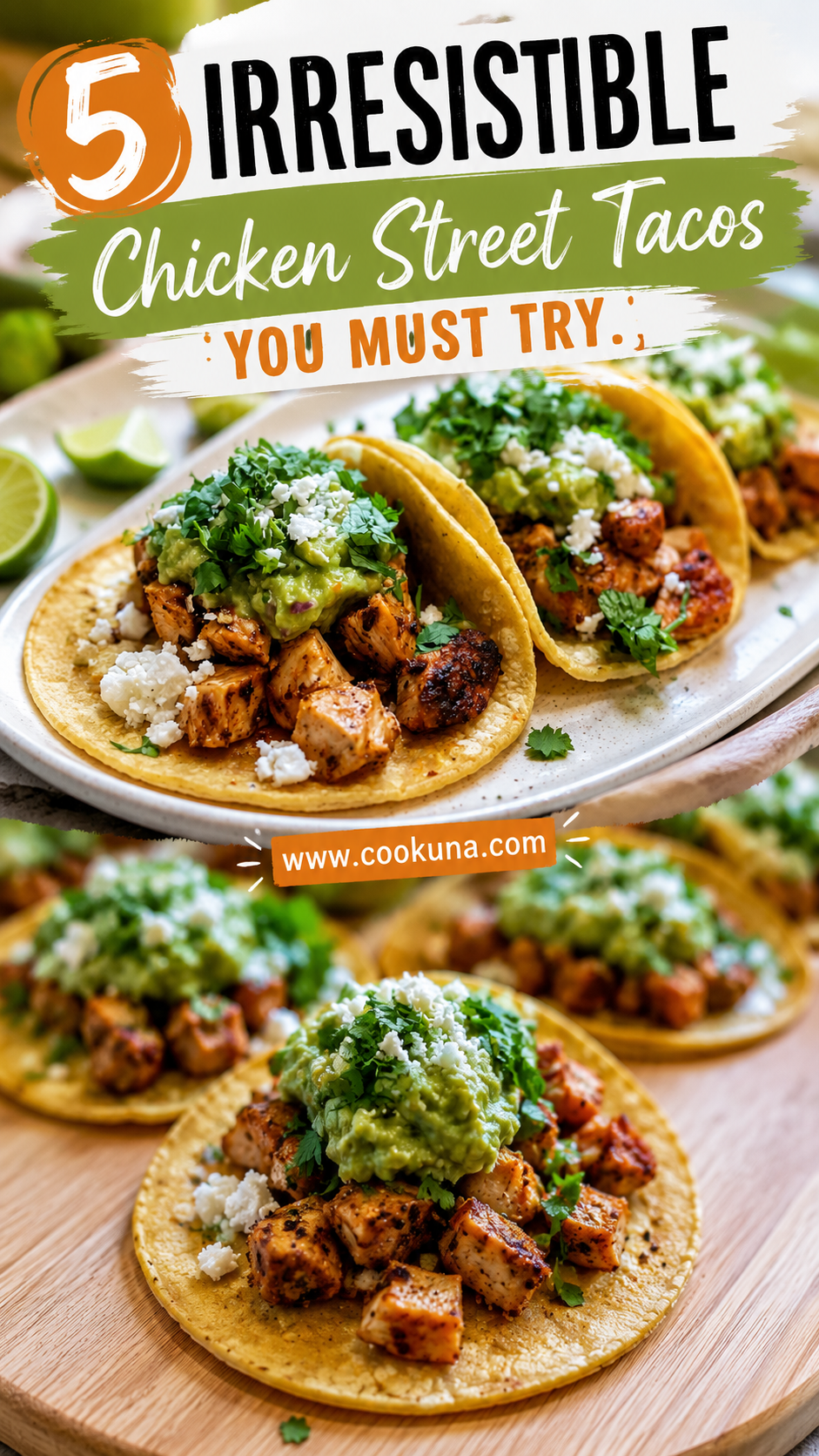 Authentic Chicken Street Tacos