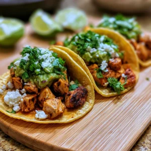 Authentic Chicken Street Tacos