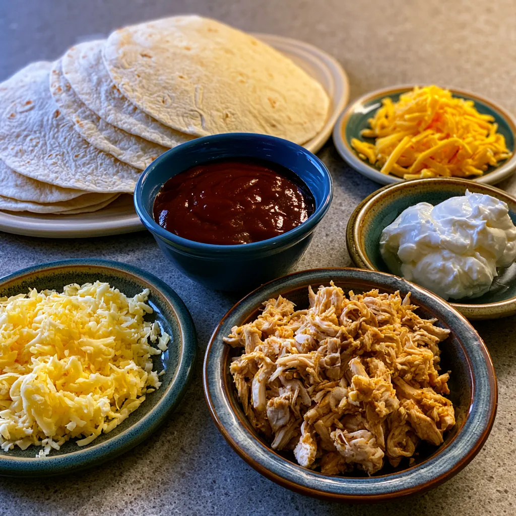 BBQ Chicken Quesadilla