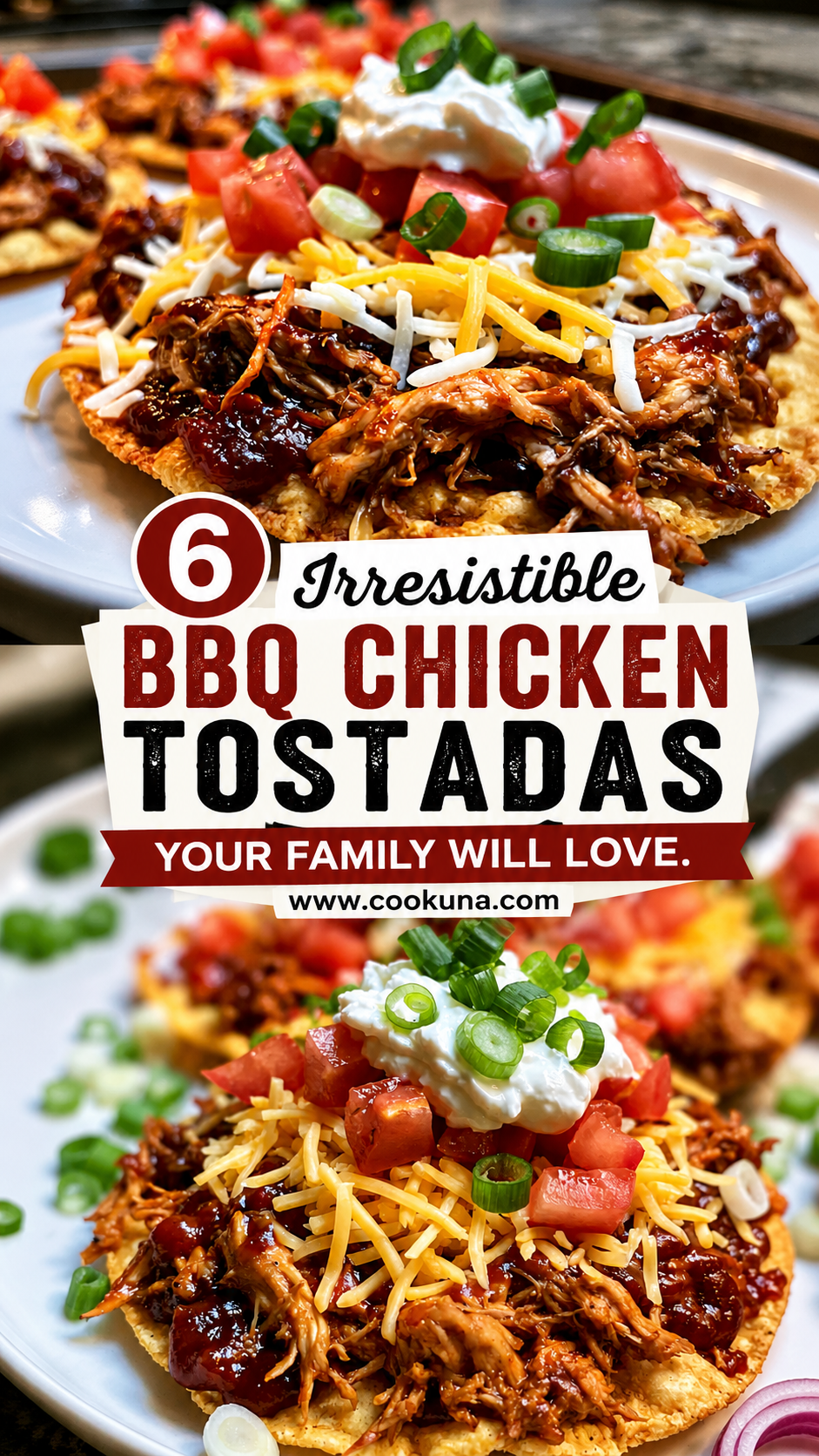 BBQ Chicken Tostadas