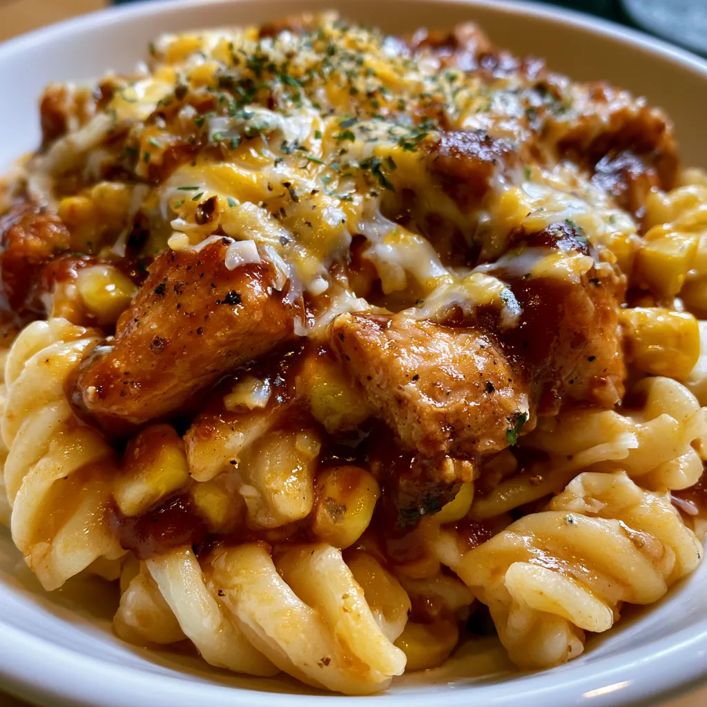 BBQ Ranch Chicken Pasta