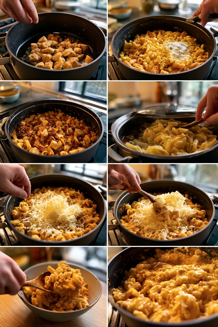 BBQ Ranch Chicken Pasta