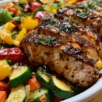 Balsamic Glazed Chicken and Veggies