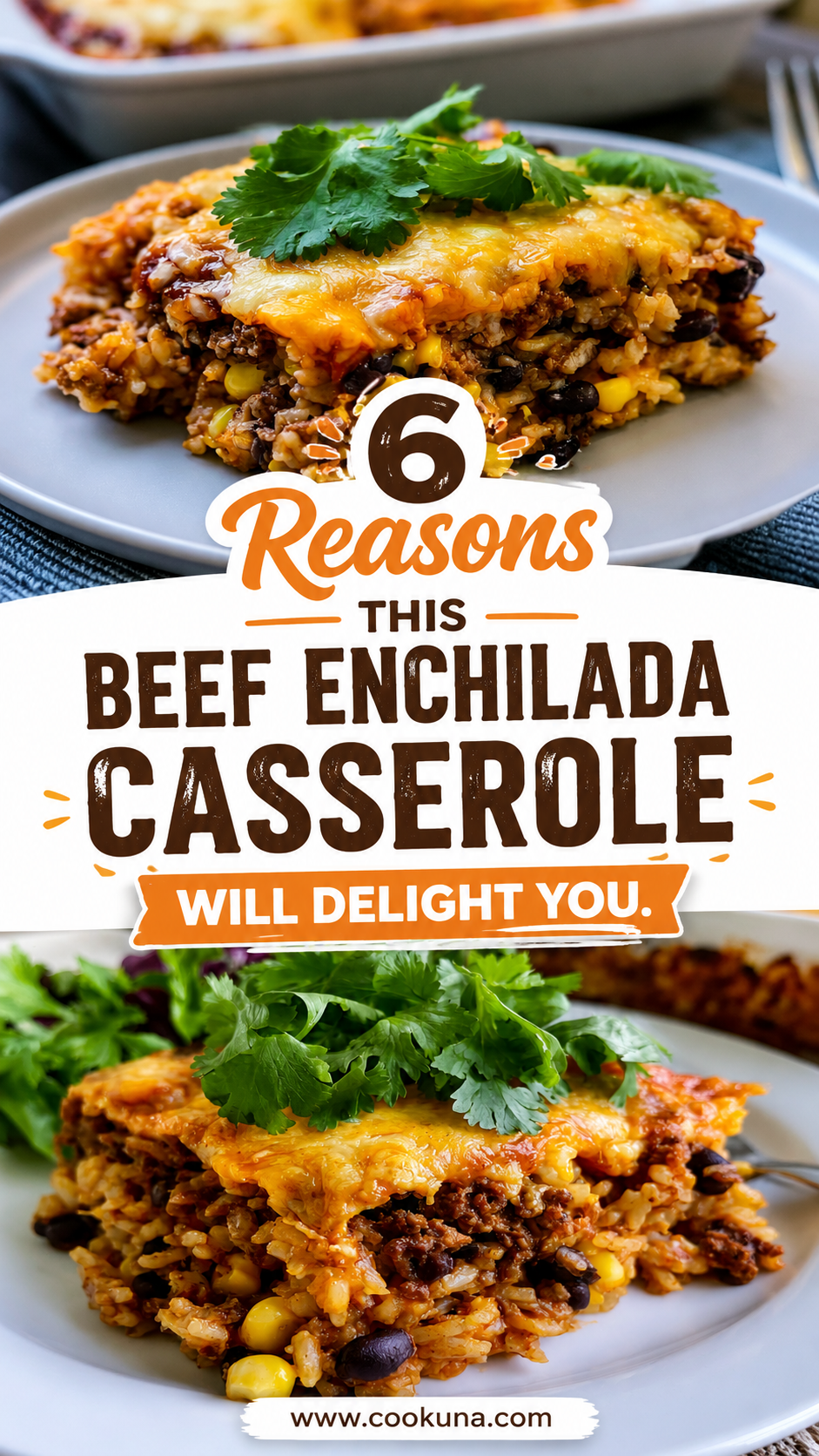 Beef Enchilada Rice Casserole