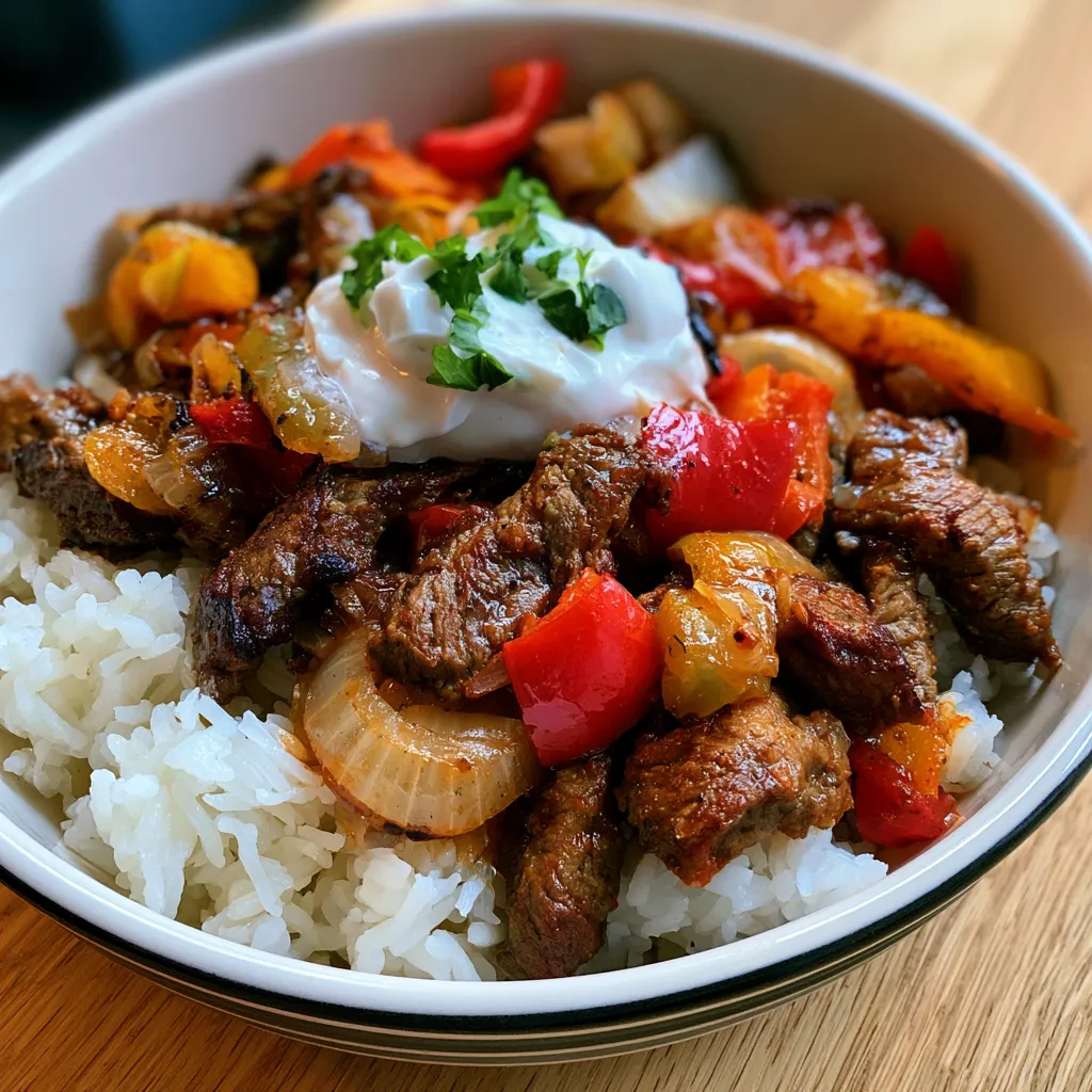 Beef Fajita Burrito Bowl
