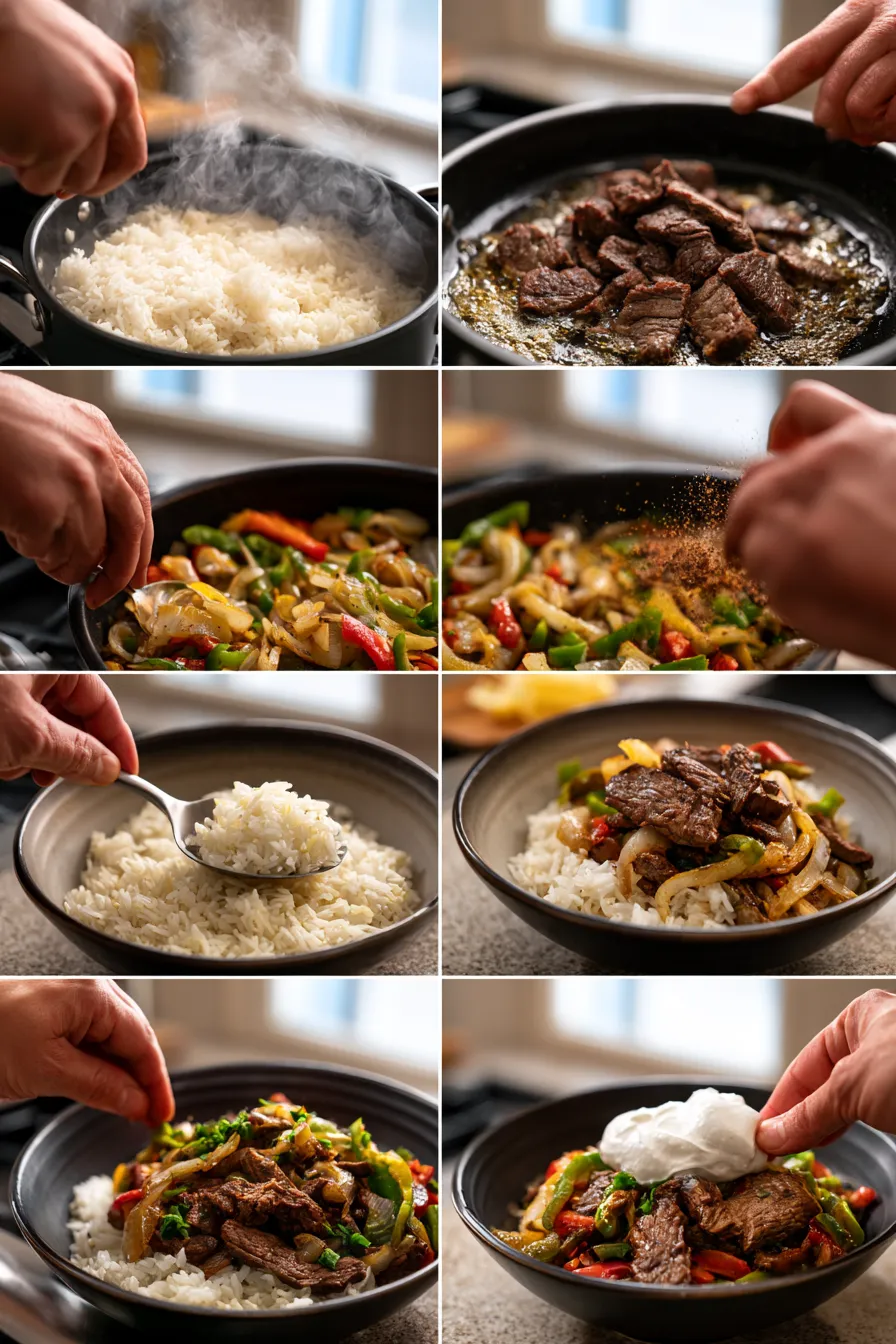Beef Fajita Burrito Bowl