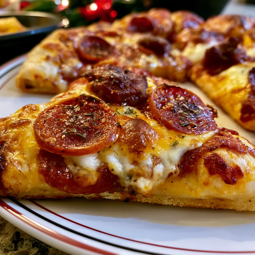 Beef Pepperoni Pizza