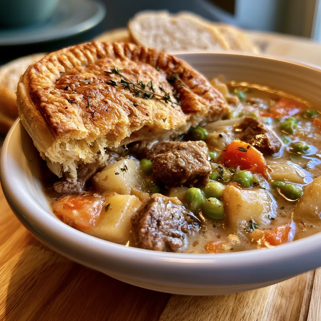 Beef Pot Pie Soup
