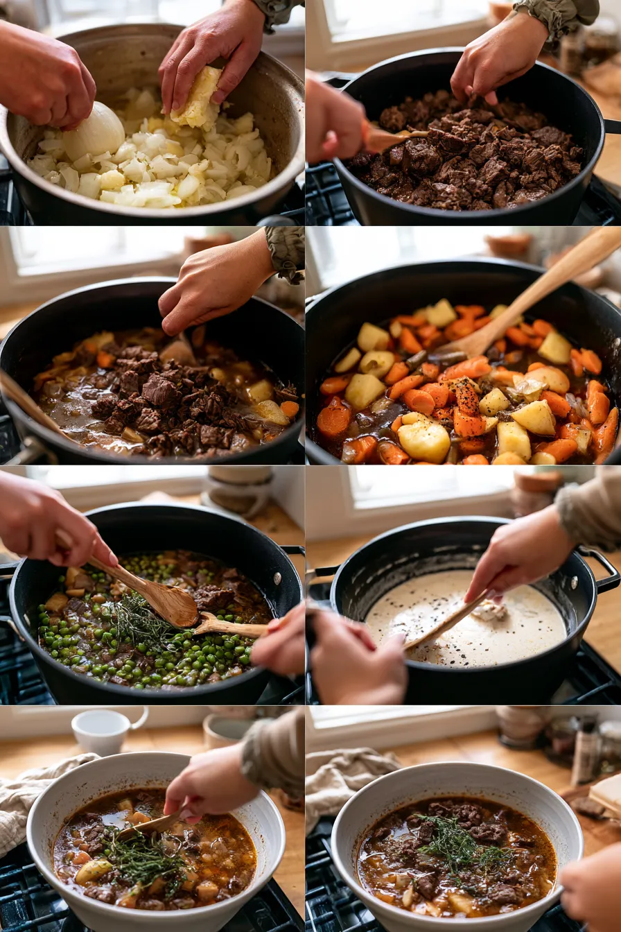 Beef Pot Pie Soup