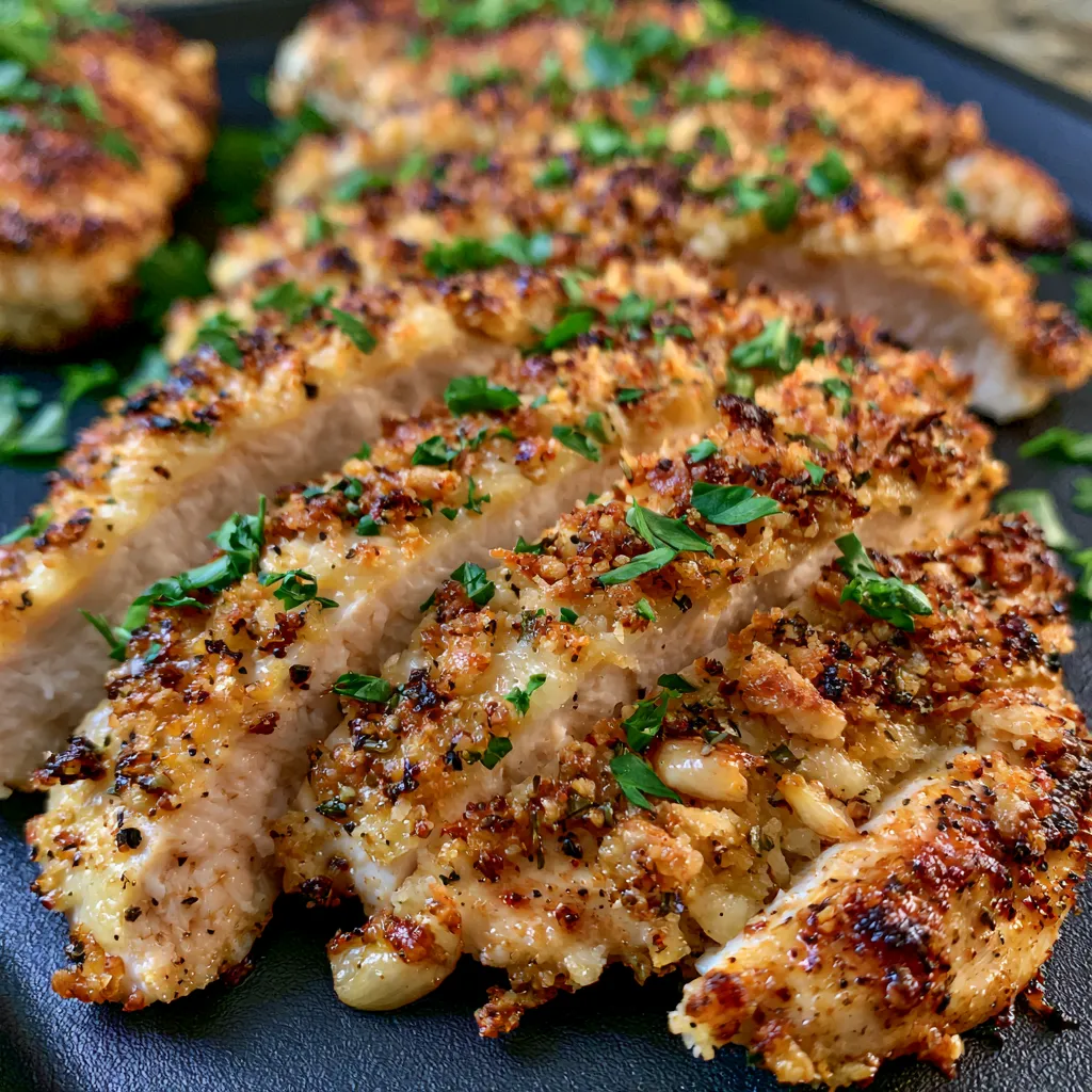 Blackstone Garlic Parmesan Chicken
