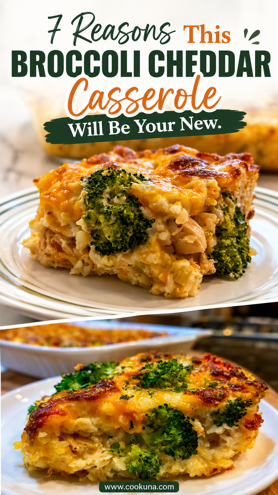 Broccoli Cheddar Chicken and Rice Casserole