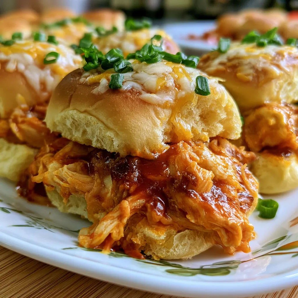 Buffalo Chicken Sliders