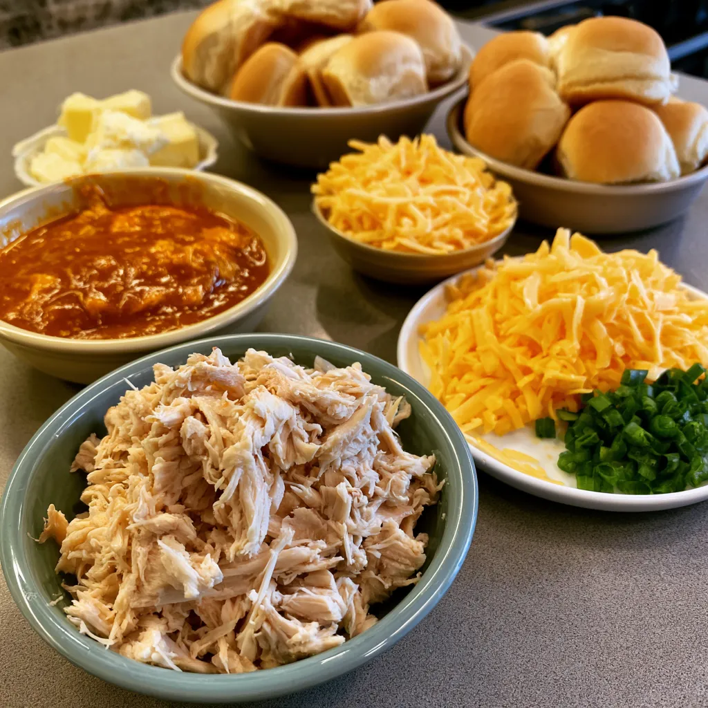 Buffalo Chicken Sliders