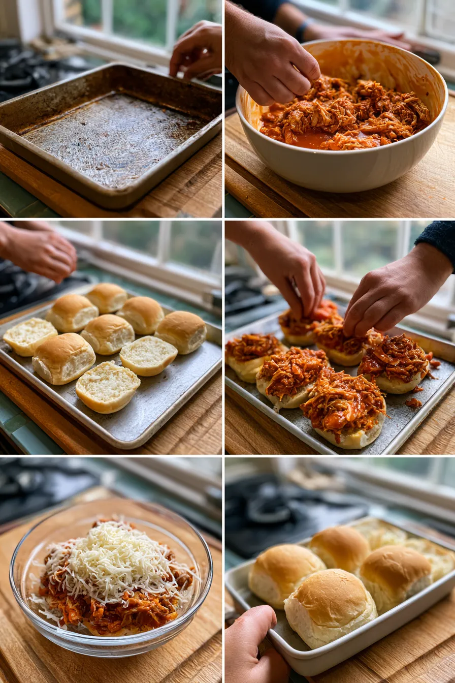 Buffalo Chicken Sliders