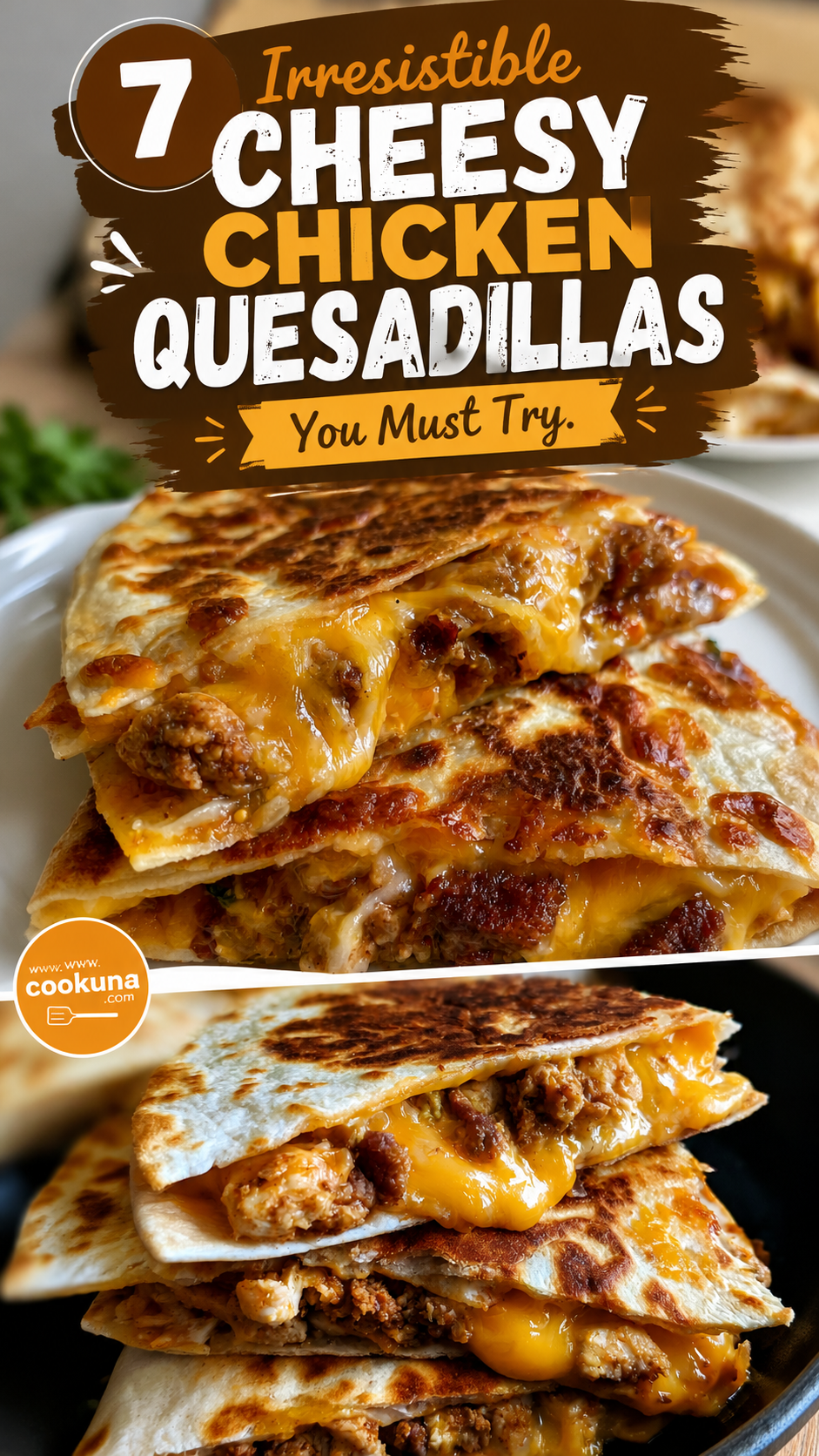 Cheesy Chicken Quesadillas