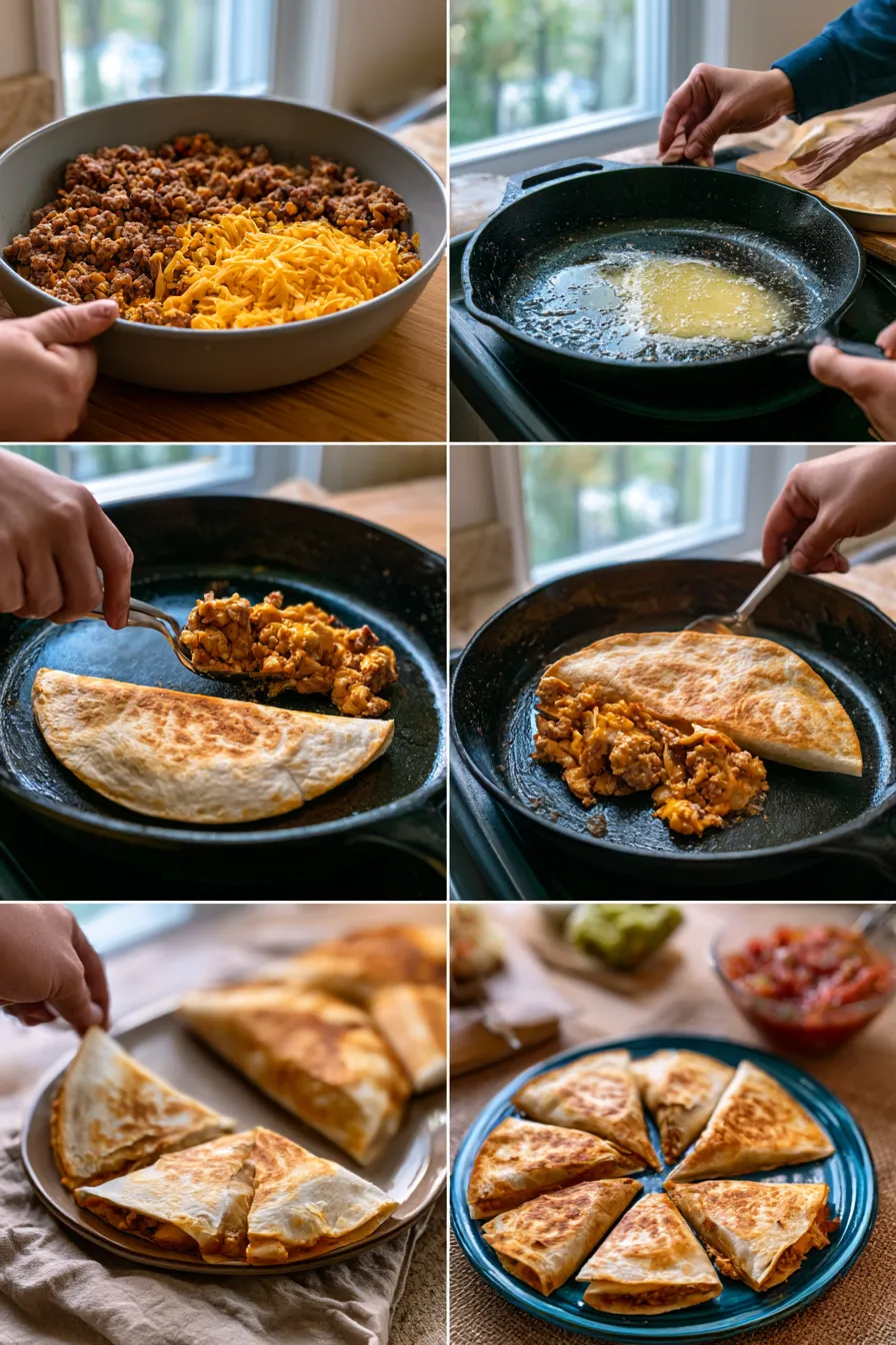 Cheesy Chicken Quesadillas