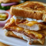 Cheesy Chicken Smoked Beef Ranch Sandwich