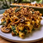 Cheesy Pumpkin Pasta Bake