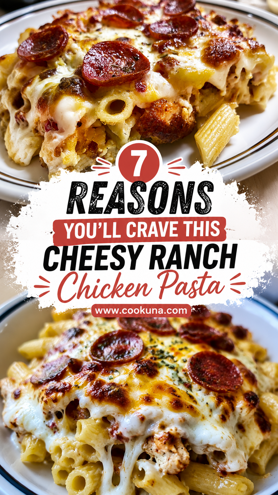 Cheesy Ranch Chicken Pasta