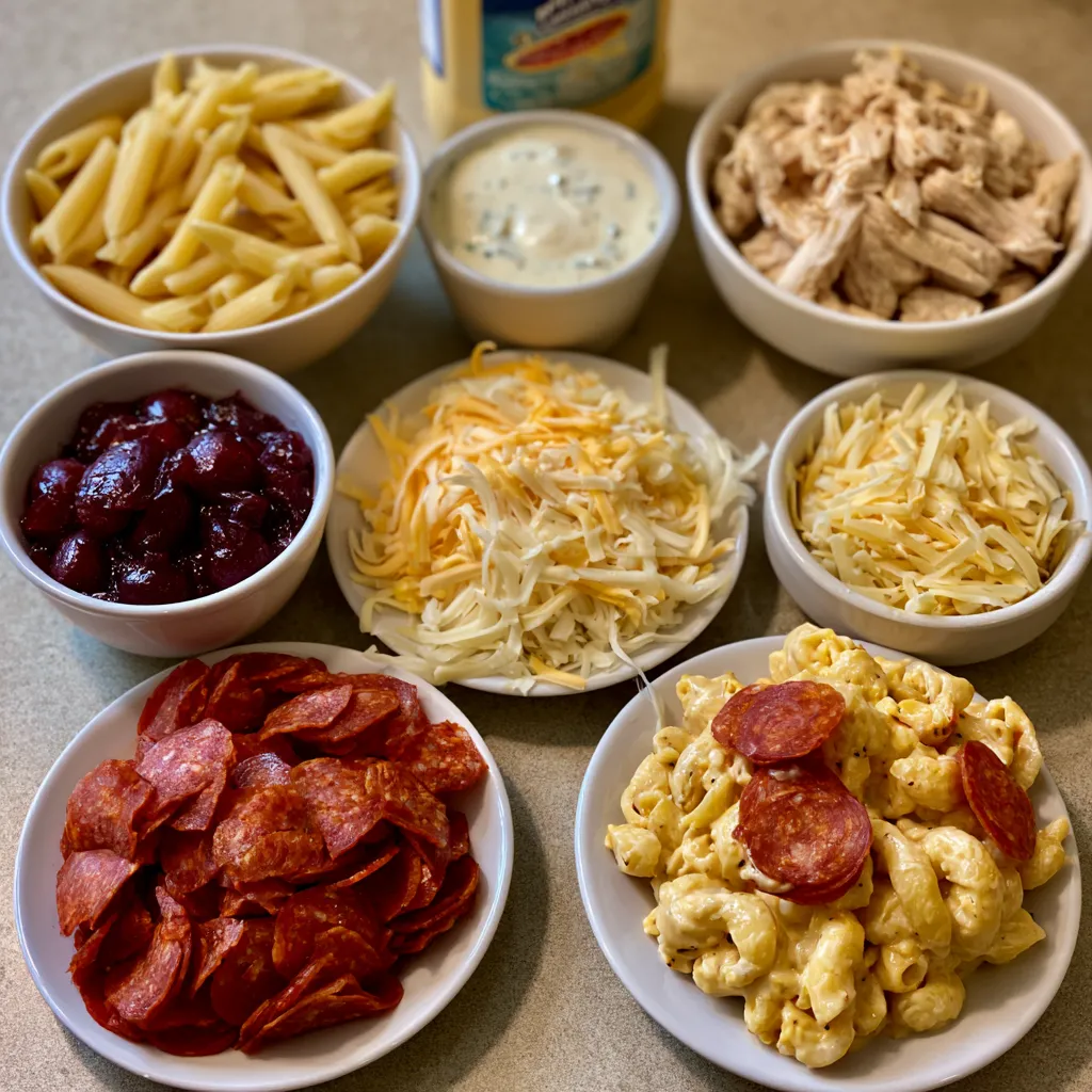 Cheesy Ranch Chicken Pasta