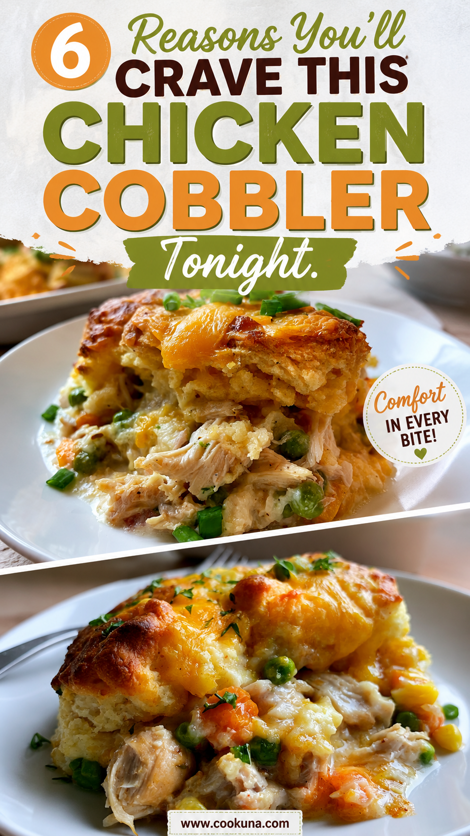 Chicken Cobbler with Cheesy Biscuits