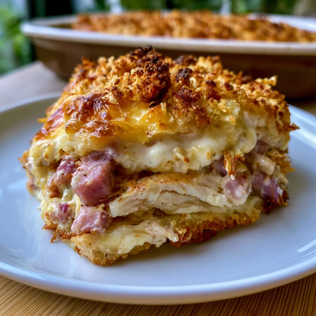Chicken Cordon Bleu Casserole