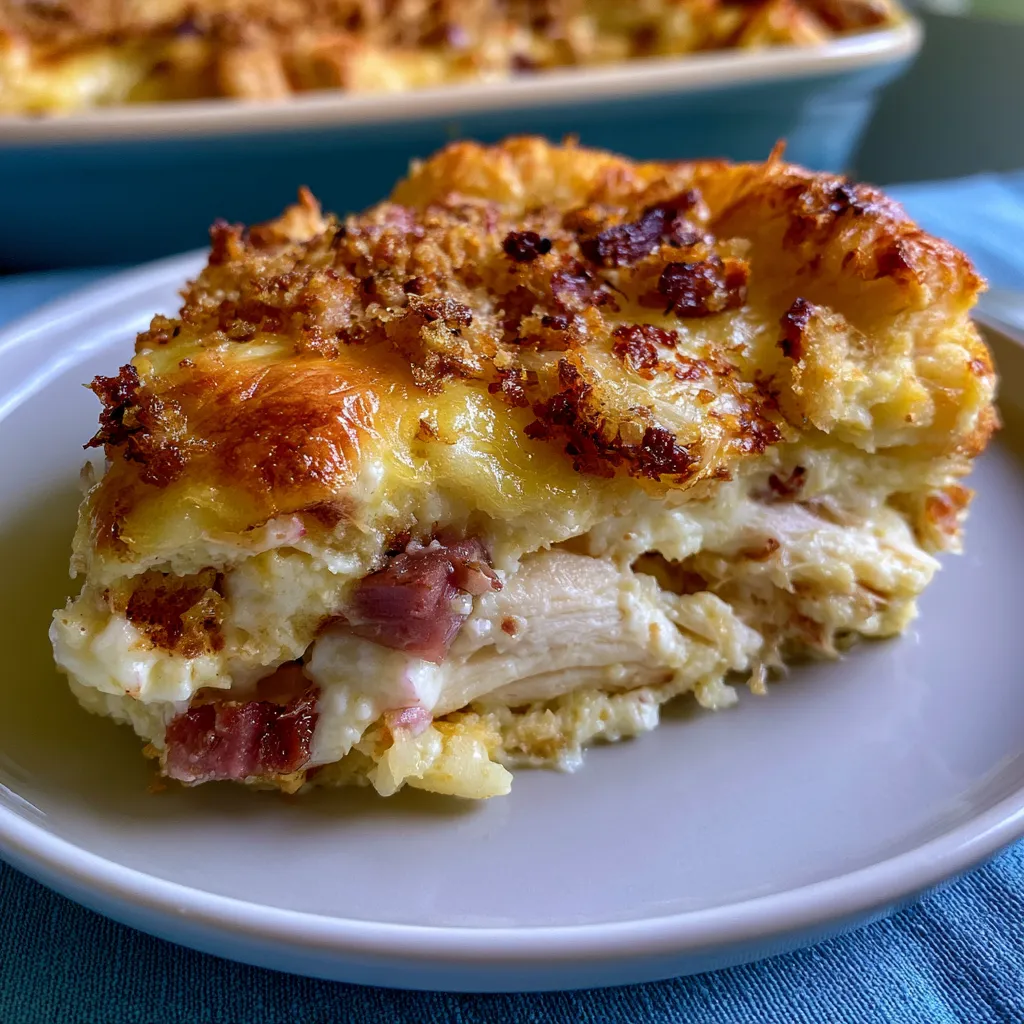 Chicken Cordon Bleu Casserole
