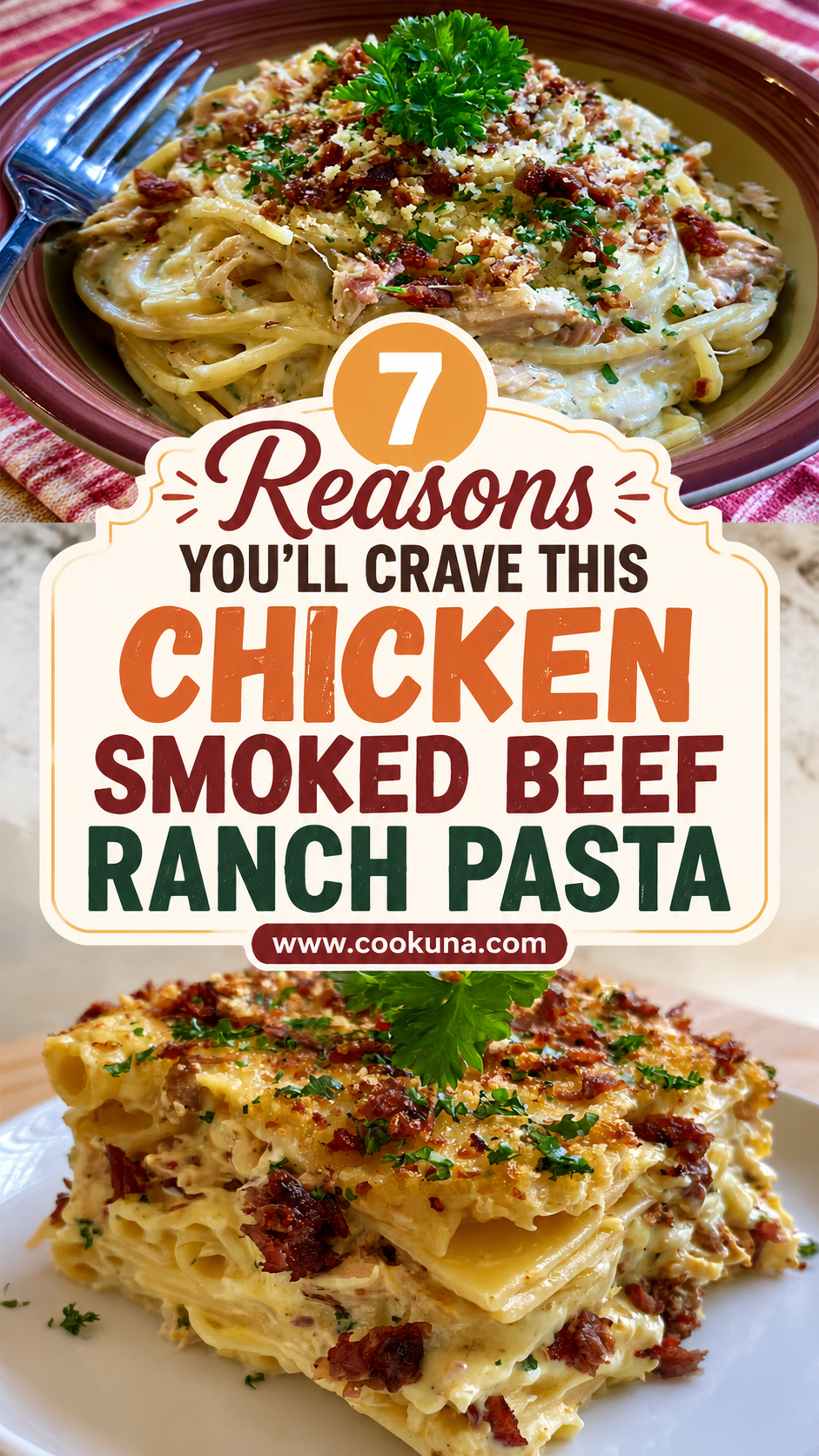 Chicken Smoked Beef Ranch Pasta