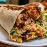 Chipotle Ranch Grilled Chicken Burrito