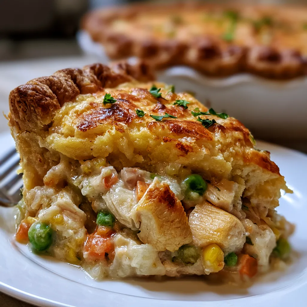 Classic Bisquick Chicken Pot Pie