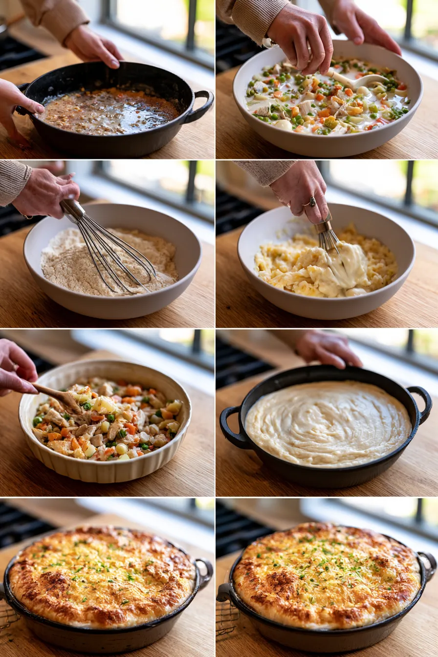 Classic Bisquick Chicken Pot Pie