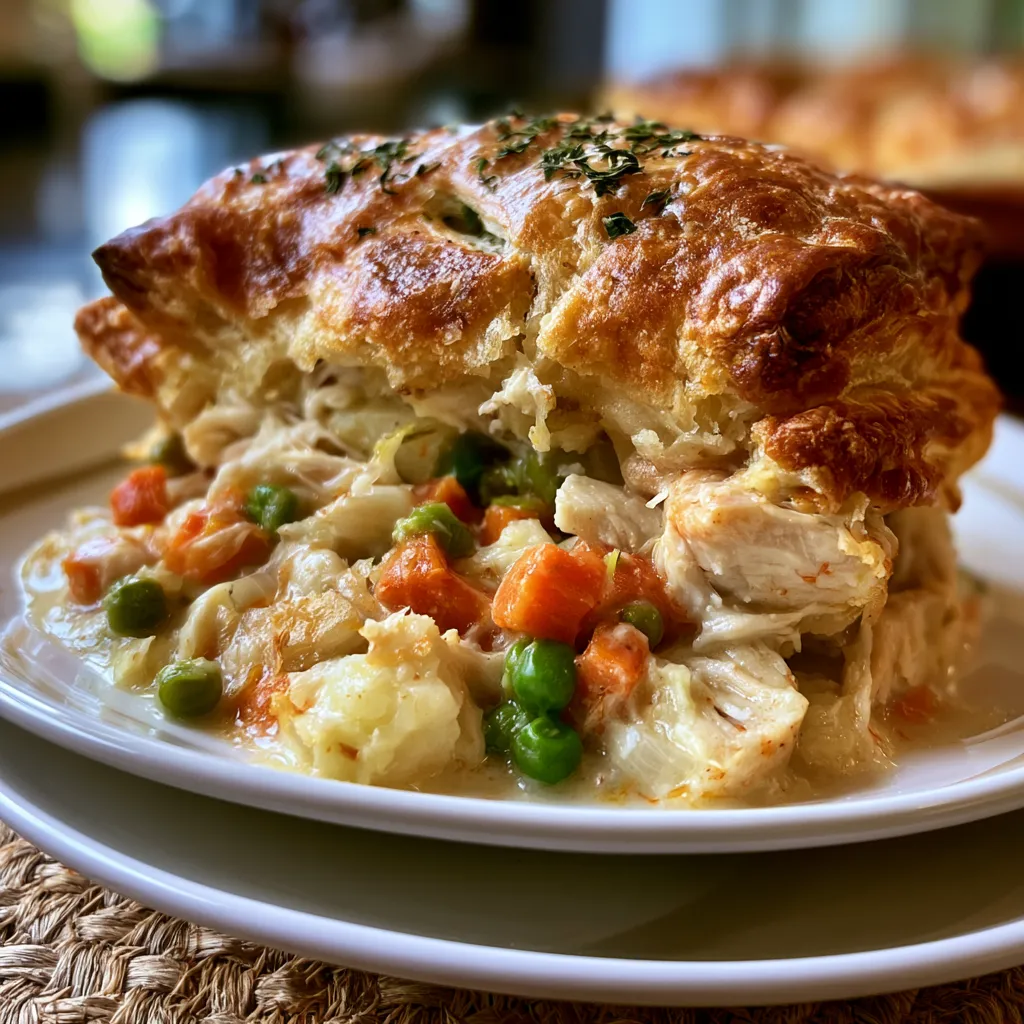 Classic Dutch Oven Chicken Pot Pie
