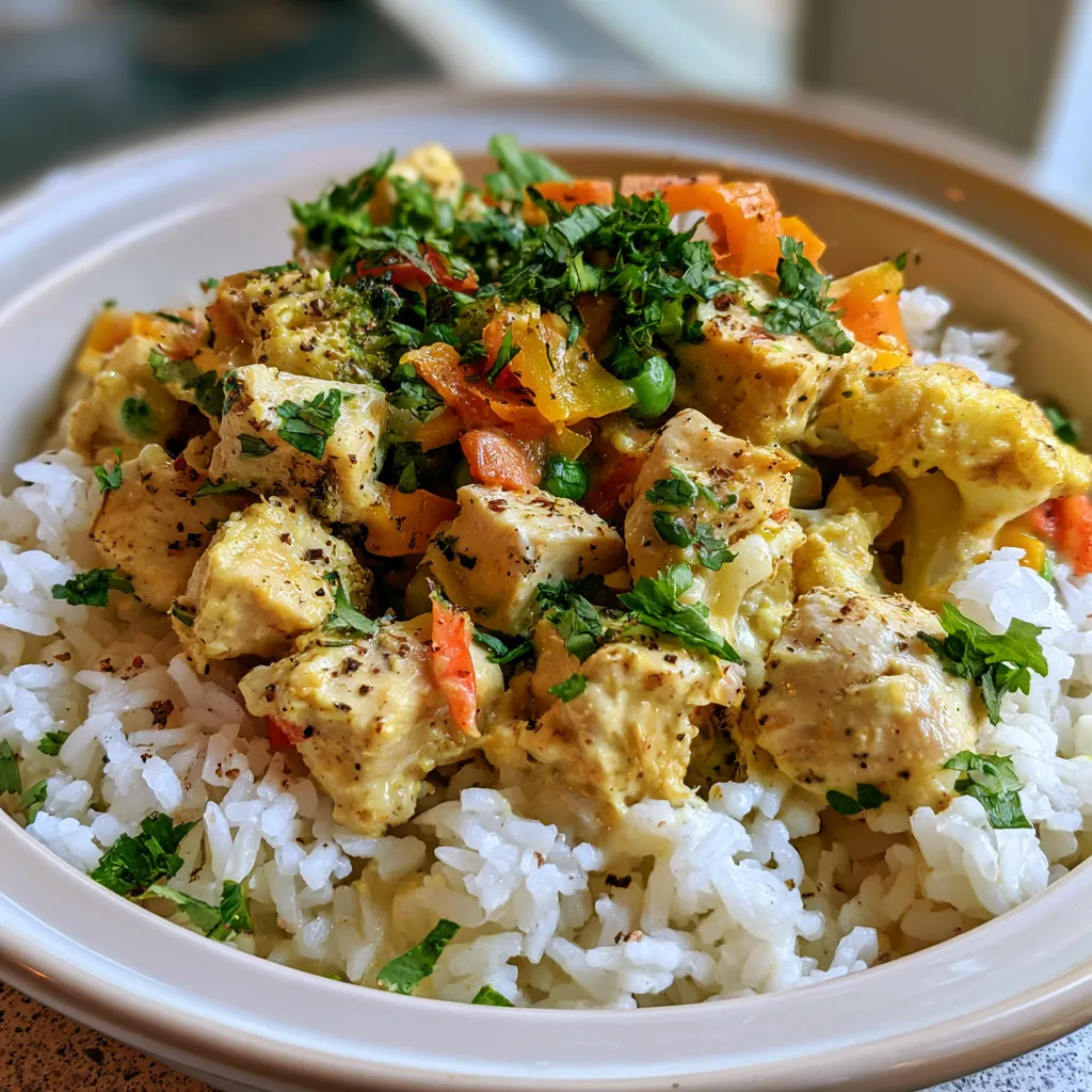 Coconut Chicken Rice Bowl