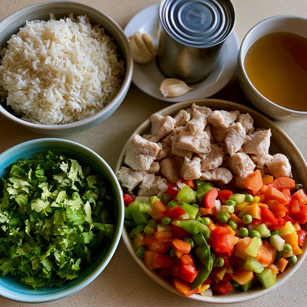 Coconut Chicken Rice Bowl