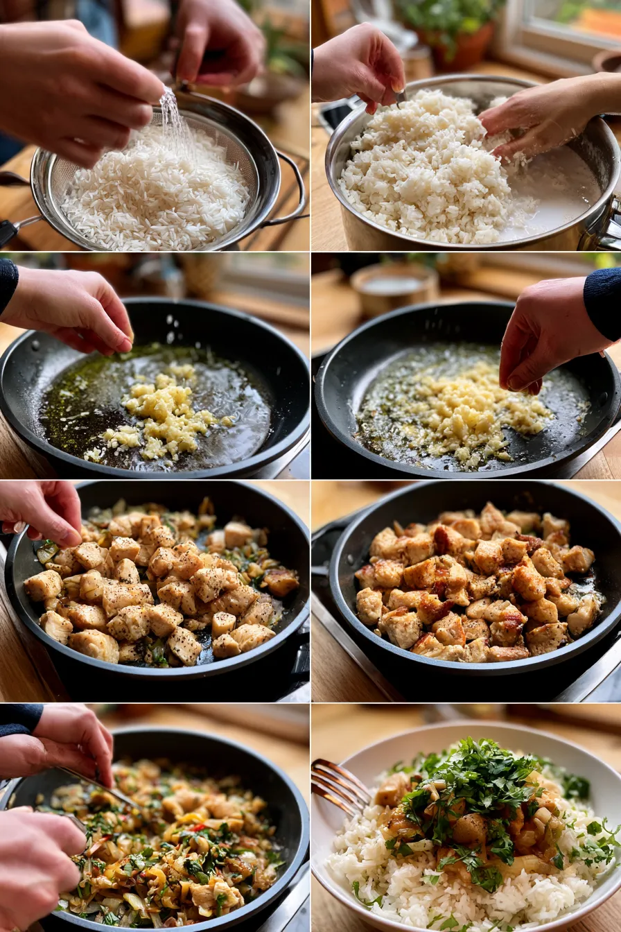Coconut Chicken Rice Bowl