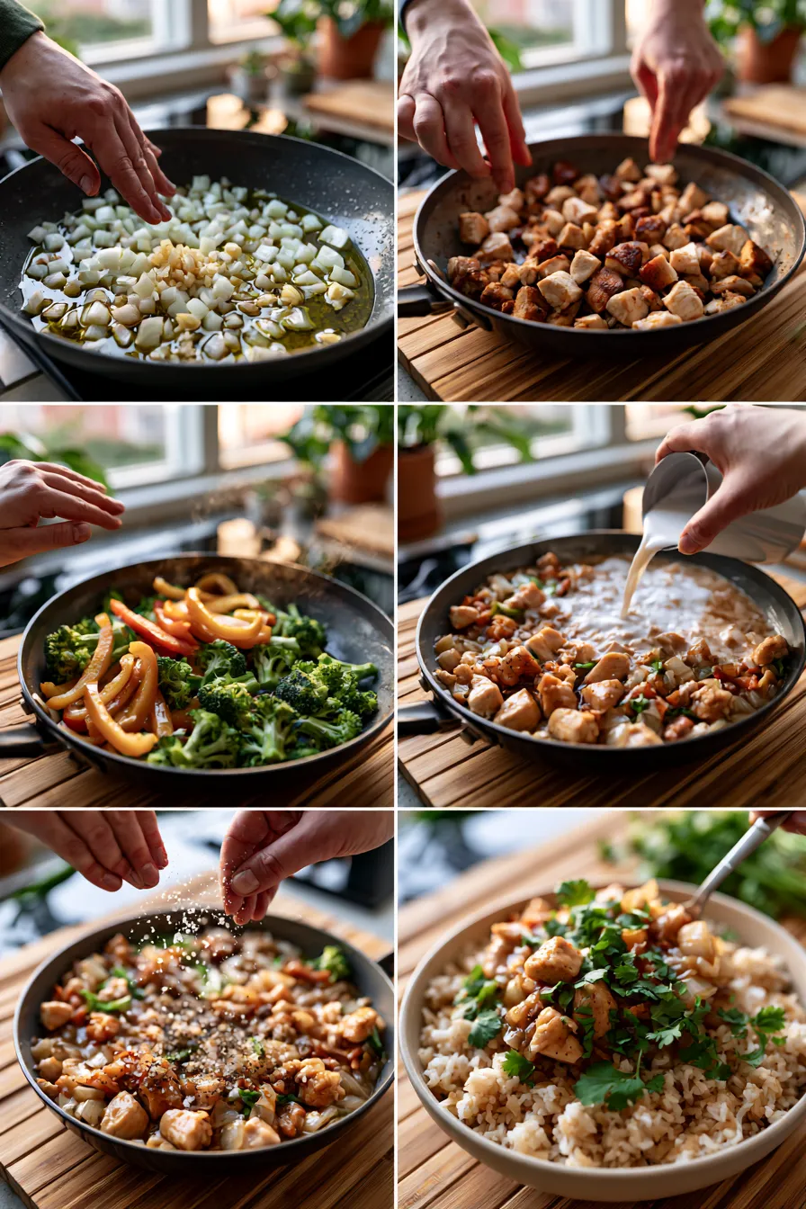 Coconut Chicken Rice Bowl