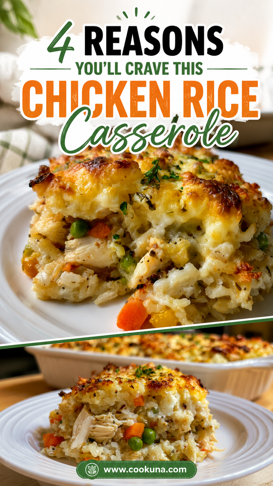 Comforting Chicken Rice Casserole