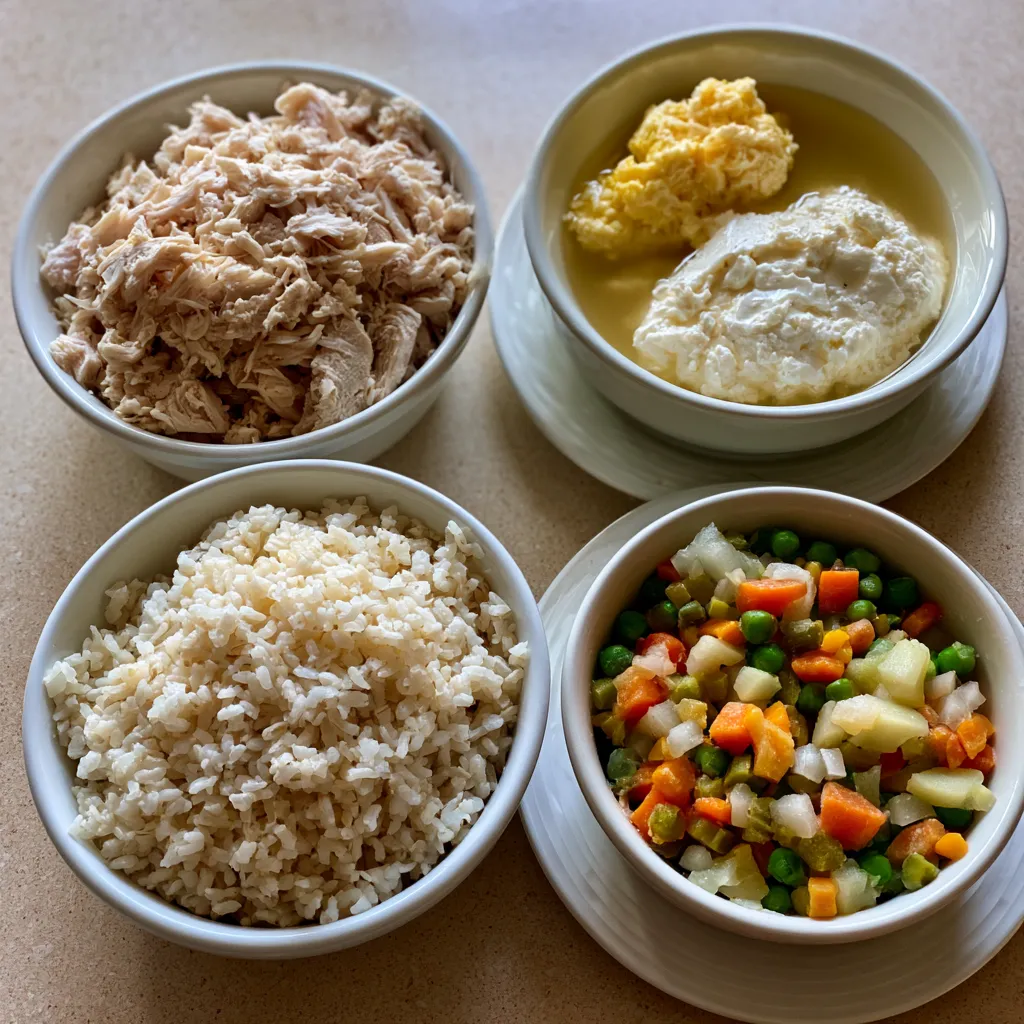Comforting Chicken Rice Casserole