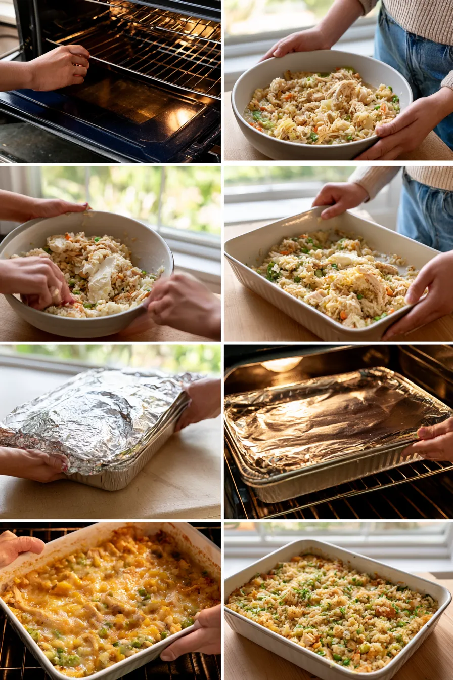 Comforting Chicken Rice Casserole